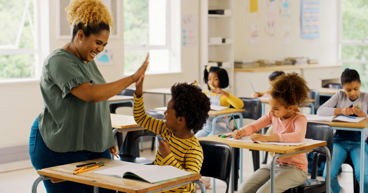 Students in classroom